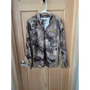 Men's Scent Lok Shield Series Mossy Oak Camouflage Quarter Zip Long Sleeve M